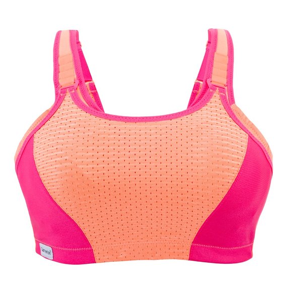 Set of 3! 38B Glamorise SPORT Bra (CUSTOM CONTROL) HIGH IMPACT ORANGE NEW - Picture 2 of 13